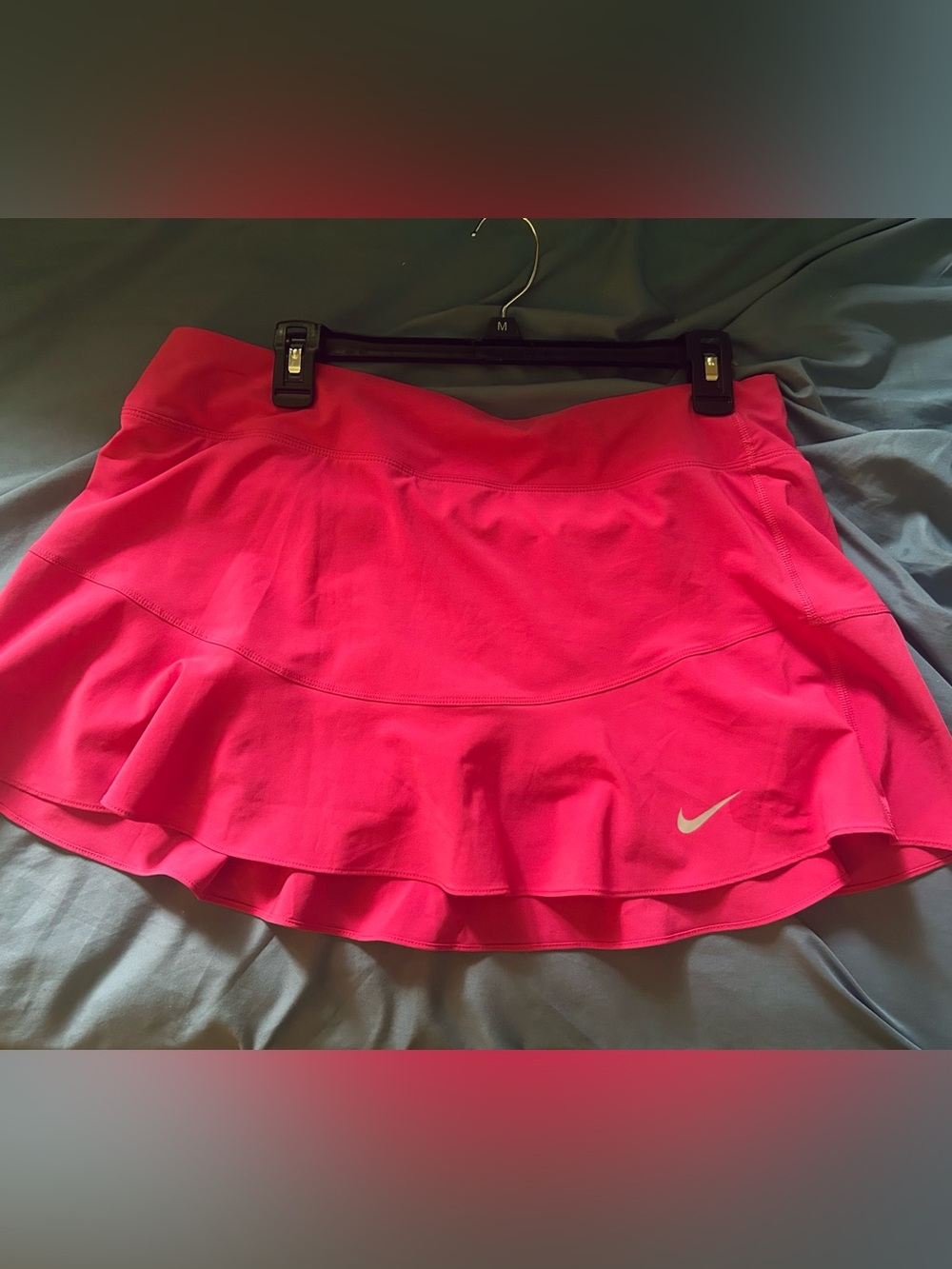 Nike Women's Hot Pink Ruffle Tennis Skirt
